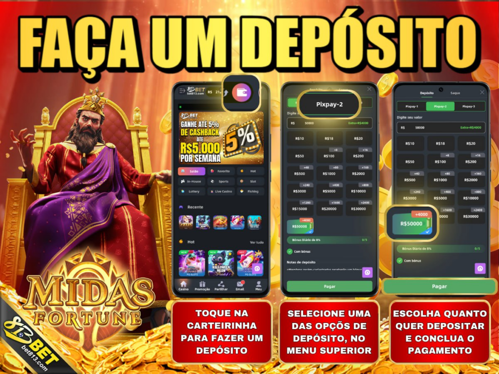 faca um deposito e 813bet plataforma