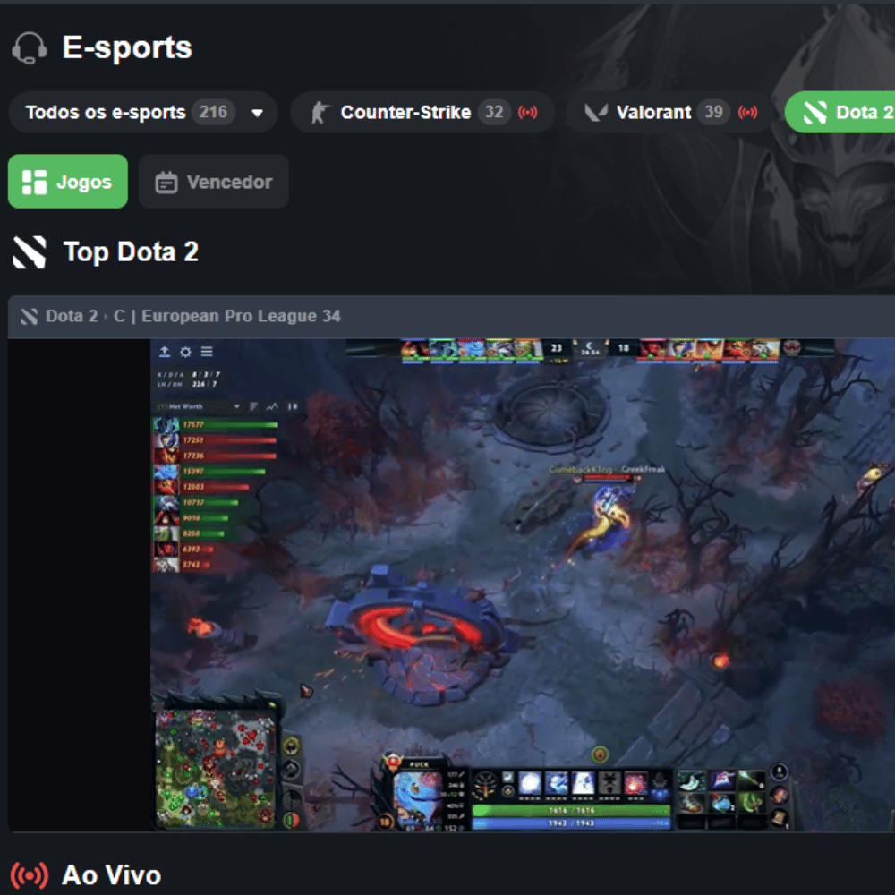 esports dota gaming live - 813bet